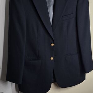 Stafford Navy Blazer with Gold Buttons